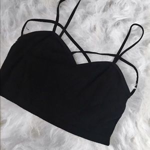 BRANDY MELVILLE crisscross bralette