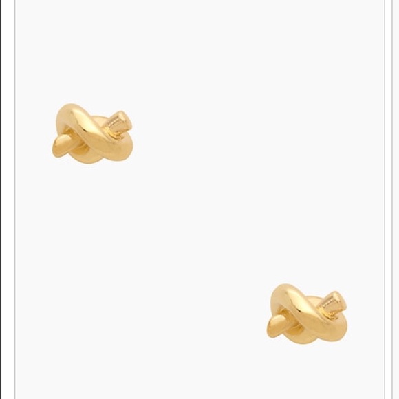 Kate Spade 'Sailor Knot' gold stud earrings