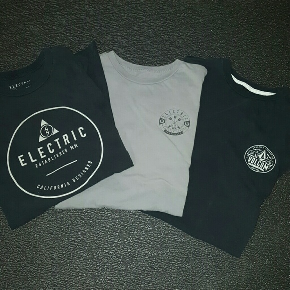 Volcom (1) and Electric shirts (2) (3 total)