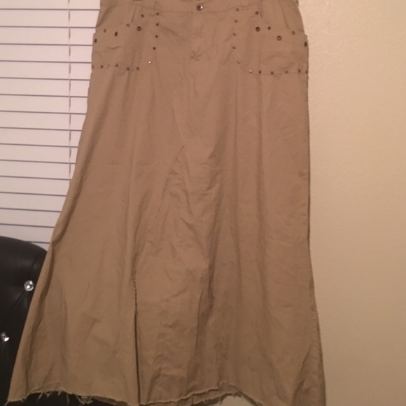 Studded Maxi Skirt
