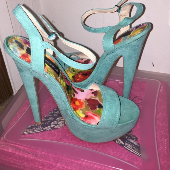 Tiffiany Blue Heels