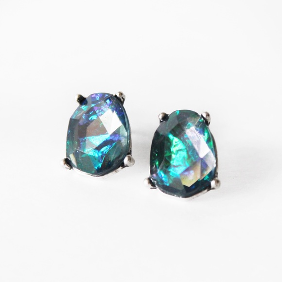 dottie + chloe Jewelry - Deep Sea Faux Gemstone Earrings