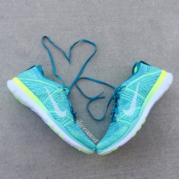 Nike Shoes - {Nike} Hyper Turquoise Free 5.0 Flyknit