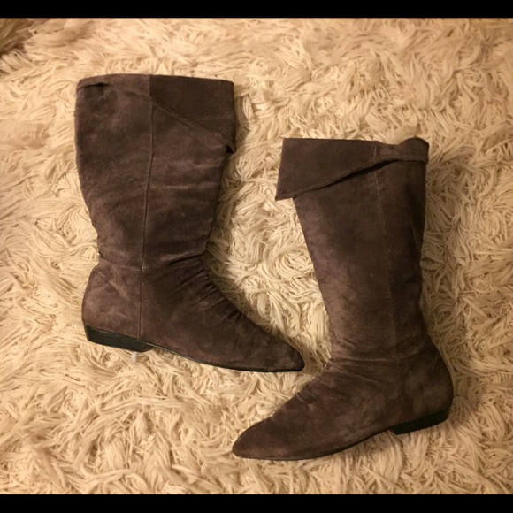 Suede-Like Boots