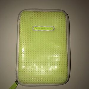Juicy Couture  lime green sequin e-reader case