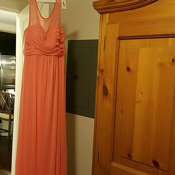 David's Bridal Bridesmaid dress.