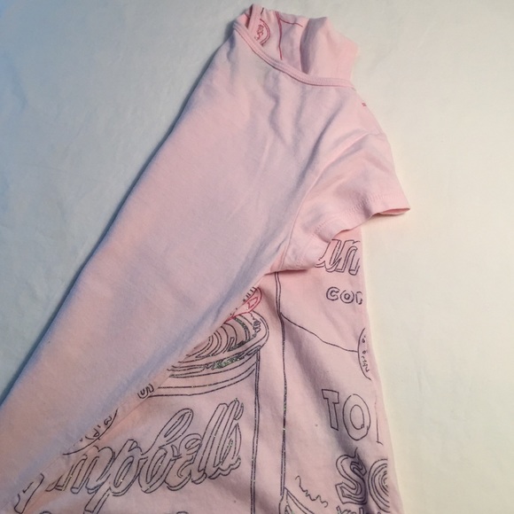 Andy Warhol designed graphic tee, girls size 5/6 - Picture 3 of 4