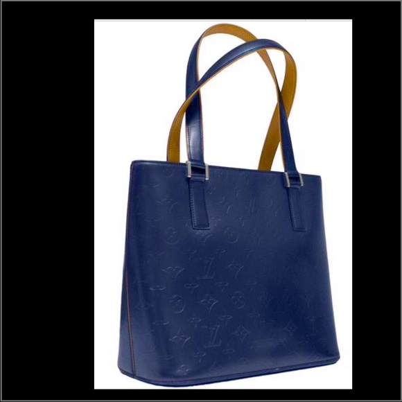 Elegant Louis Vuitton Blue Monogram Vernis bag! - Picture 1 of 4