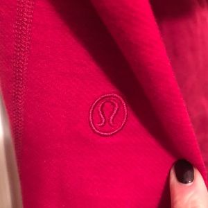 lululemon athletica Tops - Lululemon Red Sweatshirt lululemon athletica Tops - Lululemon Red Sweatshirt