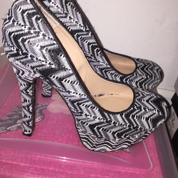 Black and White Heels
