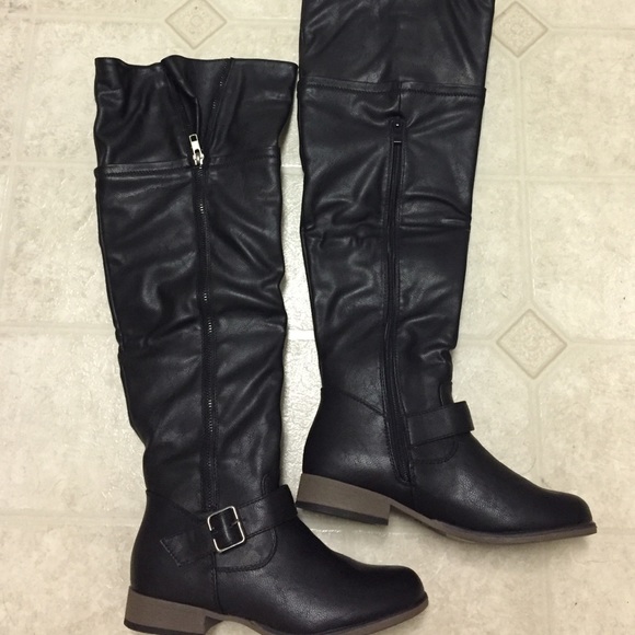 Over the knee boots by Forever.