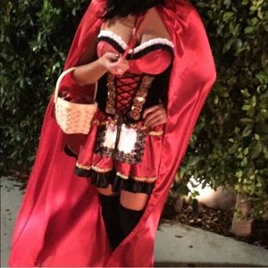 Little red riding hood outfit (two piece)