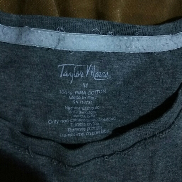 DONATING SOON!!! Long sleeve grey shirt - Picture 2 of 3