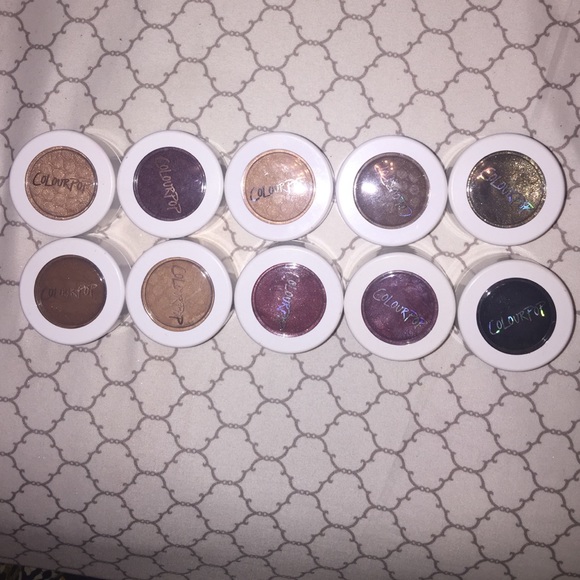 Ten colourpop supershock shadows
