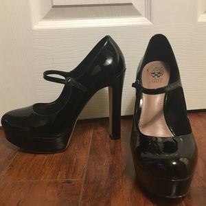 Vince Camuto Patent Leather Mary Jane heels
