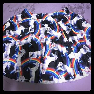 Fun rainbow unicorn skirt🦄