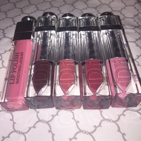Bundle of Dior lip polish and fluid sticks