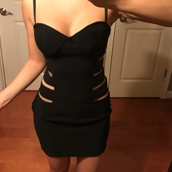 Sexy black bodycon