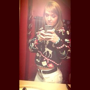 The coolest tacky Christmas sweater, small/medium