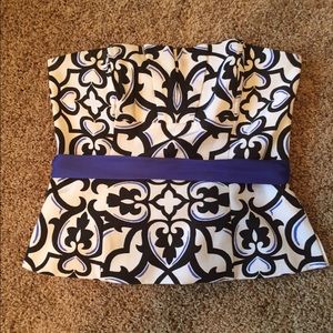 WHITE HOUSE BLACK MARKET BUSTIER TOP