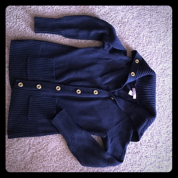 Banana Republic Navy Cardigan Sweater