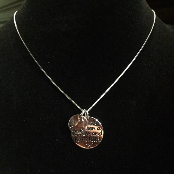 👪 Mom & Daughter Gift Sterling Silver Pendant - Picture 3 of 4
