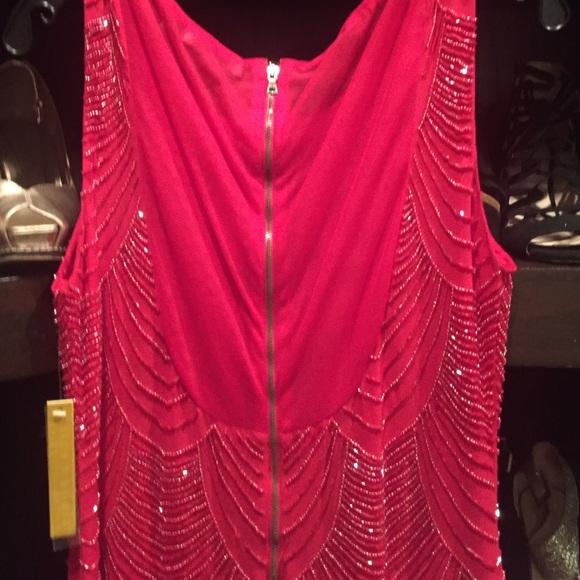 Alice and Olivia Red Cocktail Dress - Picture 3 of 4