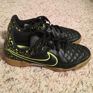 Nike Tiempo indoor soccer shoes