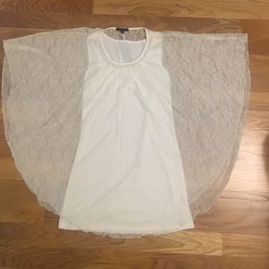Lace Cape Dress