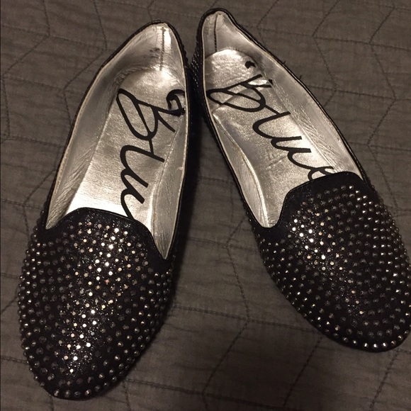 Black Studded Flats