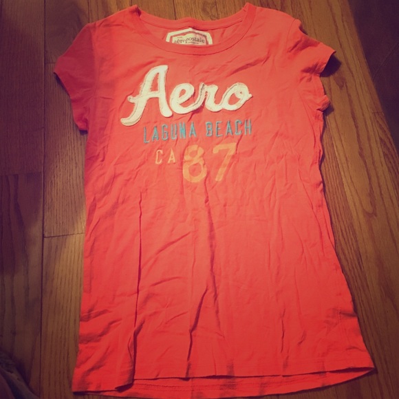 Peach Aeropostale shirt