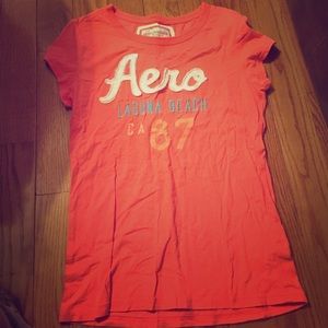 Peach Aeropostale shirt