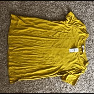 Loft Yellow T, new with tags!