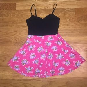 Coral Floral Romper