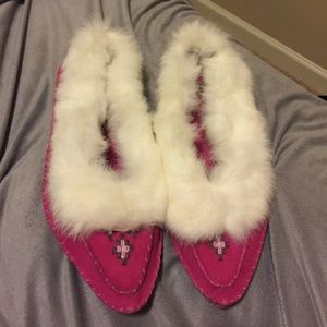 🎉G series Pink Fur slippers🎉