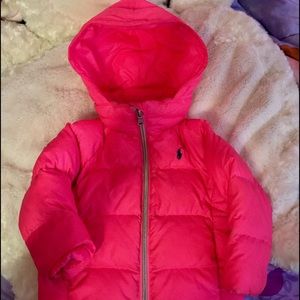 Ralph Lauren infant puffer coat 12 months