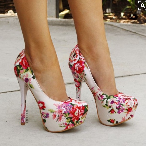 Floral Heels