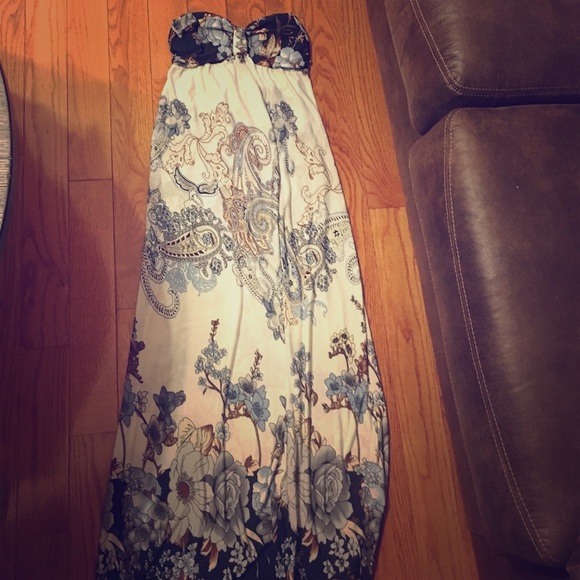 Floral maxi dress