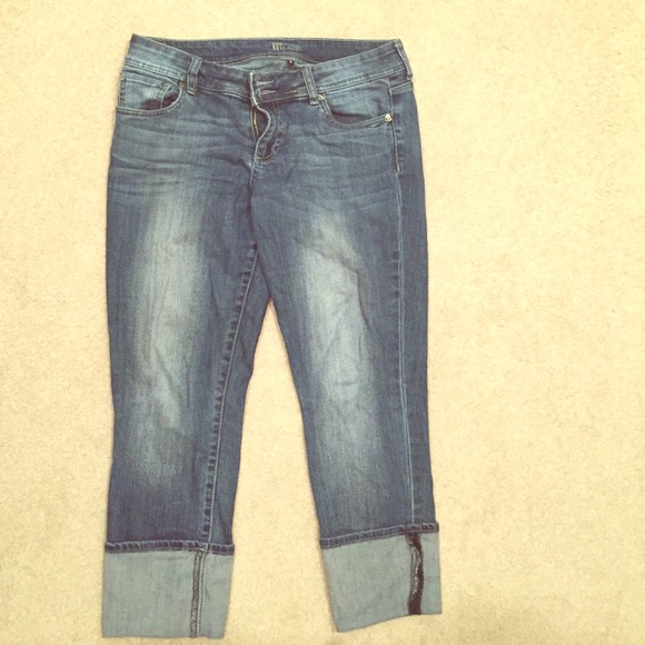 Kut from the kloth cropped ankle length jeans