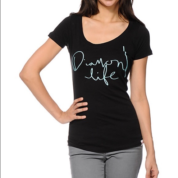 Diamond Supply Co. diamond life scoop neck tee