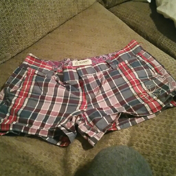 Plaid shorts