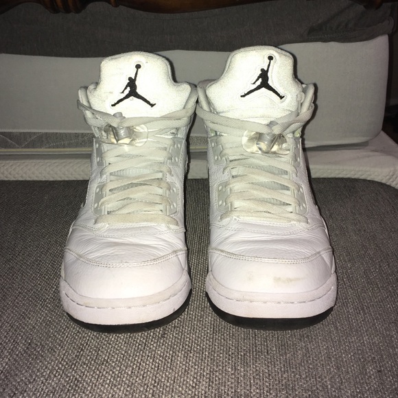 Jordan 5 metallic White/Silver - Picture 2 of 4