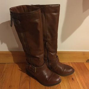 Brown Fur-lined Boots