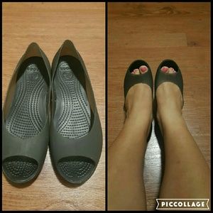 Crocs Carlie ballet open toe flats