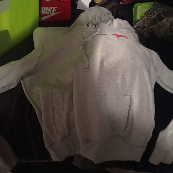 Pink hoodie , size large