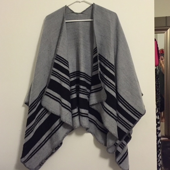 Nordstrom Poncho Drape sweater