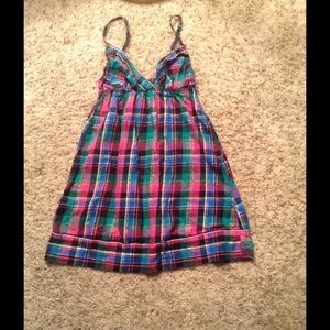 Victoria Secret plaid night shirt