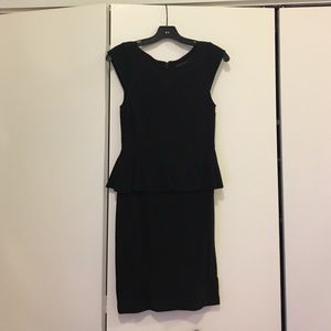 Alice and Olivia Black Peplum Dress