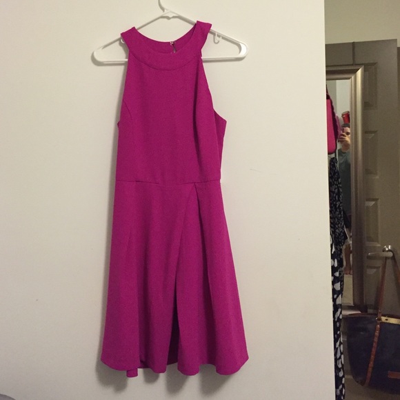 Adelyn Rae Magenta Dress