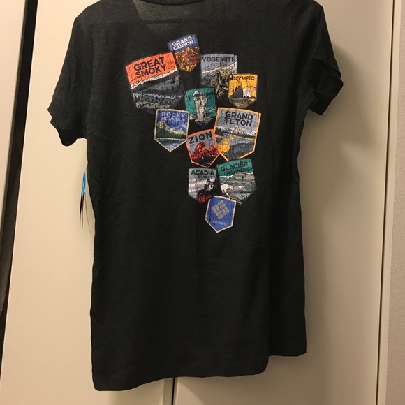 columbia fitted soft tshirt